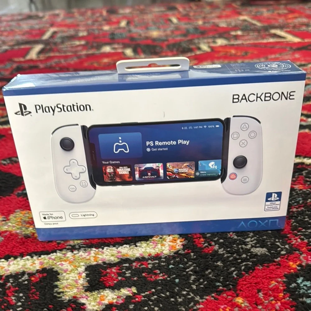 PlayStation Backbone One Mobile‎ Gaming Controller - White Lightning